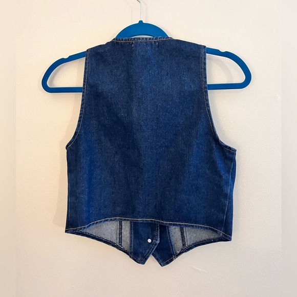 Sincerely Jules Blue Denim Vest - Picture 2 of 3